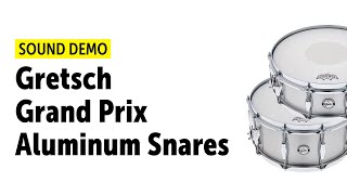 Video thumbnail for Gretsch | Grand Prix | Aluminum Snares | Sound Demo by Drums Bonedo