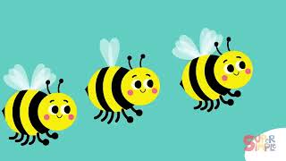 The Bees Go Buzzing  Kids Songs  Super Simple Song