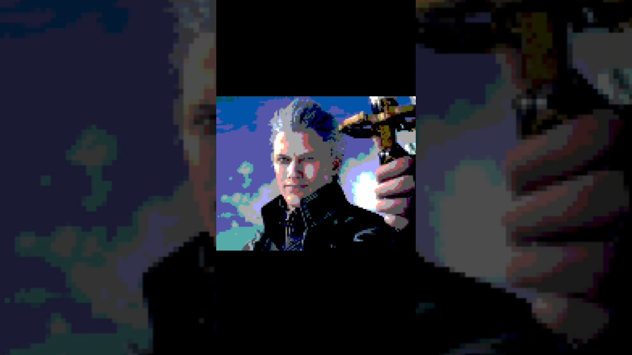 Pixel art 166th Edit(Devil May Cry 5)#pixelart #pixelartedit #devilmaycry5 #dantevsvergil