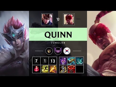 Quinn Jungle vs Lee Sin - KR Master Patch 25.20