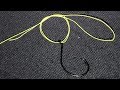 EASIEST fishing knot! How to tie palomar knot - Fishing knots for lure, hooks, swivels