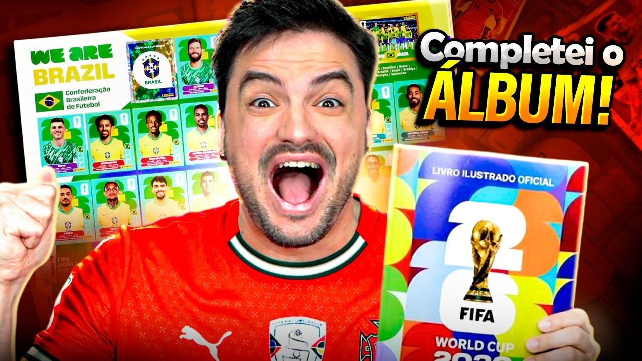 COMPLETEI O ÁLBUM DA COPA DO MUNDO 2026!