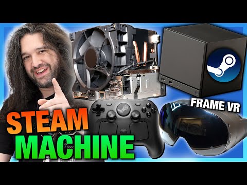Valve Steam Machine, Desktop SteamOS, Steam Frame VR, & Controller | ft. Engineering Discussion