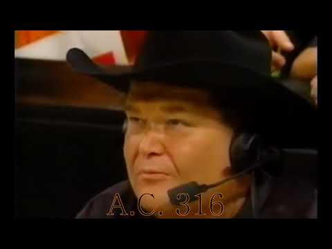 WWF [2000] Jerry Lawler punches Tazz & defends Jim Ross!