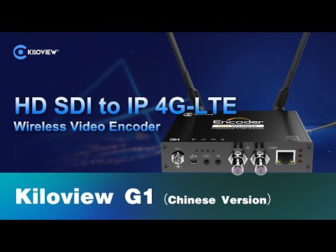 Kiloview G1 4G LTE/ Wi-Fi/ Ethernet Wireless Video Encoder