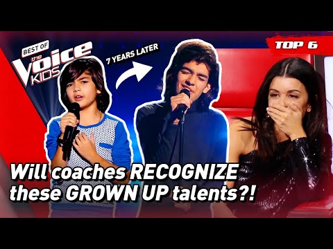 SHOCKING RETURNS of kids as ADULTS in The Voice All Stars 😍 | Top 6