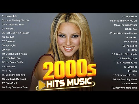 Shakira, Jennifer Lopez, Katy Perry, Beyoncé, Rihanna, Ke$ha - Late 90s Early 2000s Hits Playlist