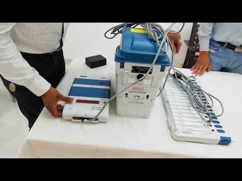 Election 2019 , HOW TO CONNECT CU, BU and VVPAT  ( Easy connection of EVM )