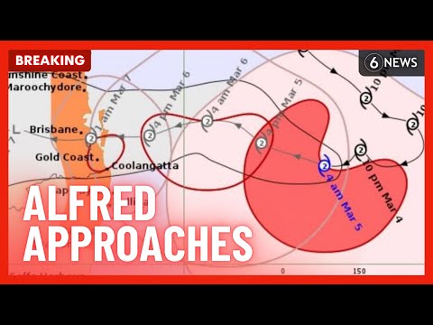 BREAKING: Live coverage as Cyclone Alfred approaches Queensland's coast | 6 News