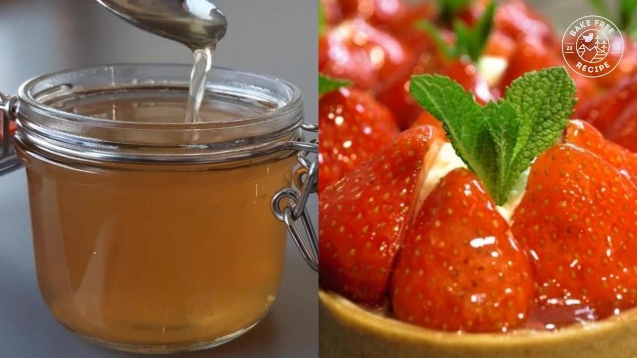 Quick 5-Minute Clear Fruit Glaze - No Gelatin, No Jam