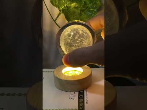 3d Moon Light Crystal Ball