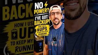 Power outage My UPS keeps my 3D printers running without missing a beat. ⚡🔋