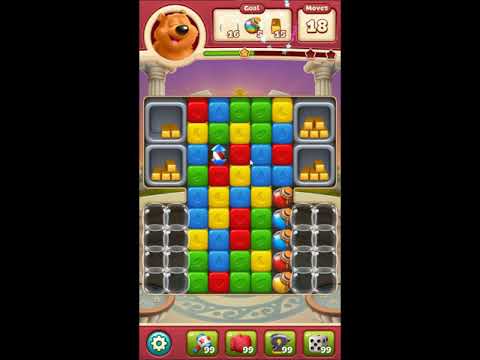 Toon Blast Level 3821 - NO BOOSTERS 🐻🐺🐱 | SKILLGAMING ✔️