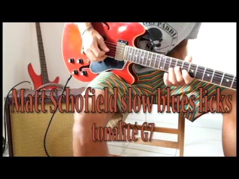 Matt schofield slow blues licks#1