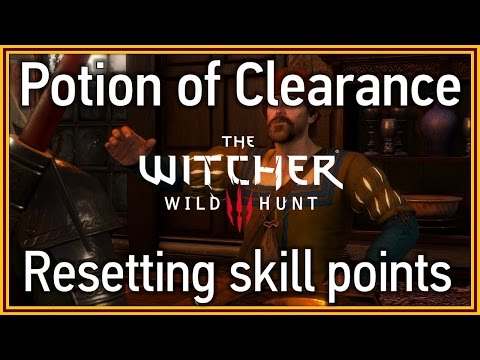 how to reset witcher 3 points how to reset witcher 3 points