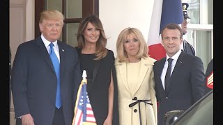 French President Arrives at White House