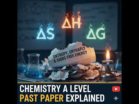 Entropy & Gibbs Free Energy: A-Level Past Paper Walkthrough