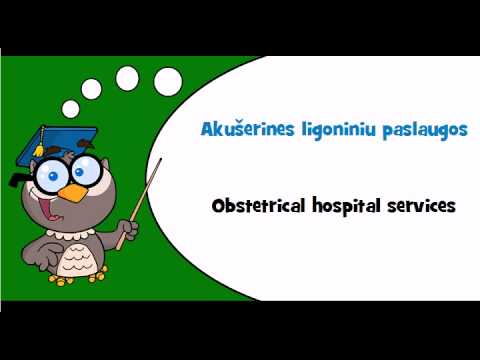 Discover Lithuanian language #Theme = Hospital and related services