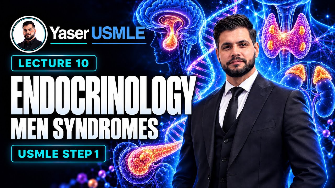 Endocrine Lecture 10 (MEN syndromes) USMLE Step1 , Dr Yaser