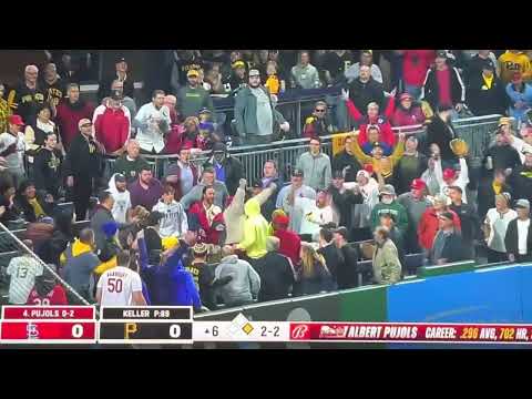 Albert Pujols 703 career home run! Passes Babe Ruth in second on all time RBI list Cardinals Pirates