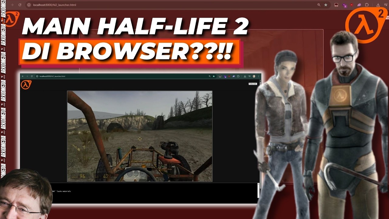 🔴 Live Stream #353 Half-Life 2 Kini Bisa Dimainkan di Browser! Tanpa Install Game?