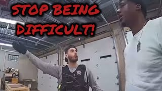 IDIOT cop hater CRIES during arrest!