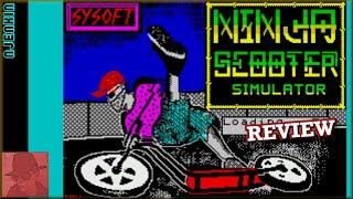 Ninja Scooter Simulator - on the ZX Spectrum 48K !! with Commentary