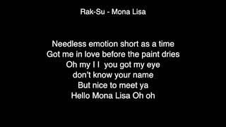 Rak-Su - Mona Lisa Lyrics ( From X Factor UK 2017 )