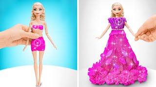 From Old Boring Doll To Incredible Princess 🎀 Tiny & Cute Crafts by Slick Slime Sam's Maker World