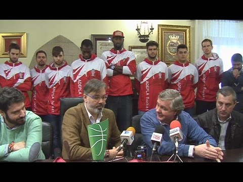 Recibimiento al Adepla Básket, ganador de la Copa de Extremadura 2017