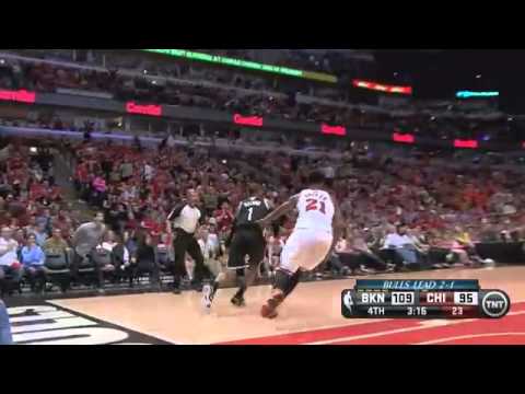 CJ Watson blows wide open fast break dunk against the Bulls