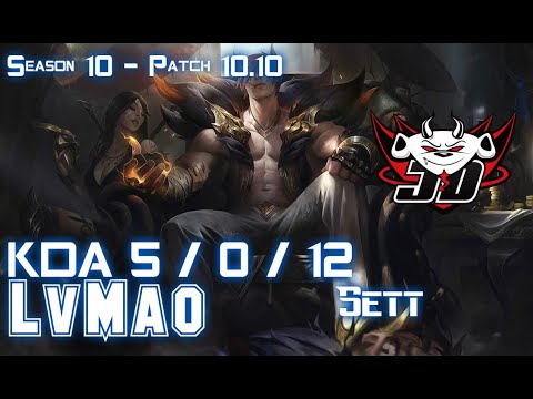 JDG LvMao SETT vs LULU Support - Patch 10.10 KR Ranked