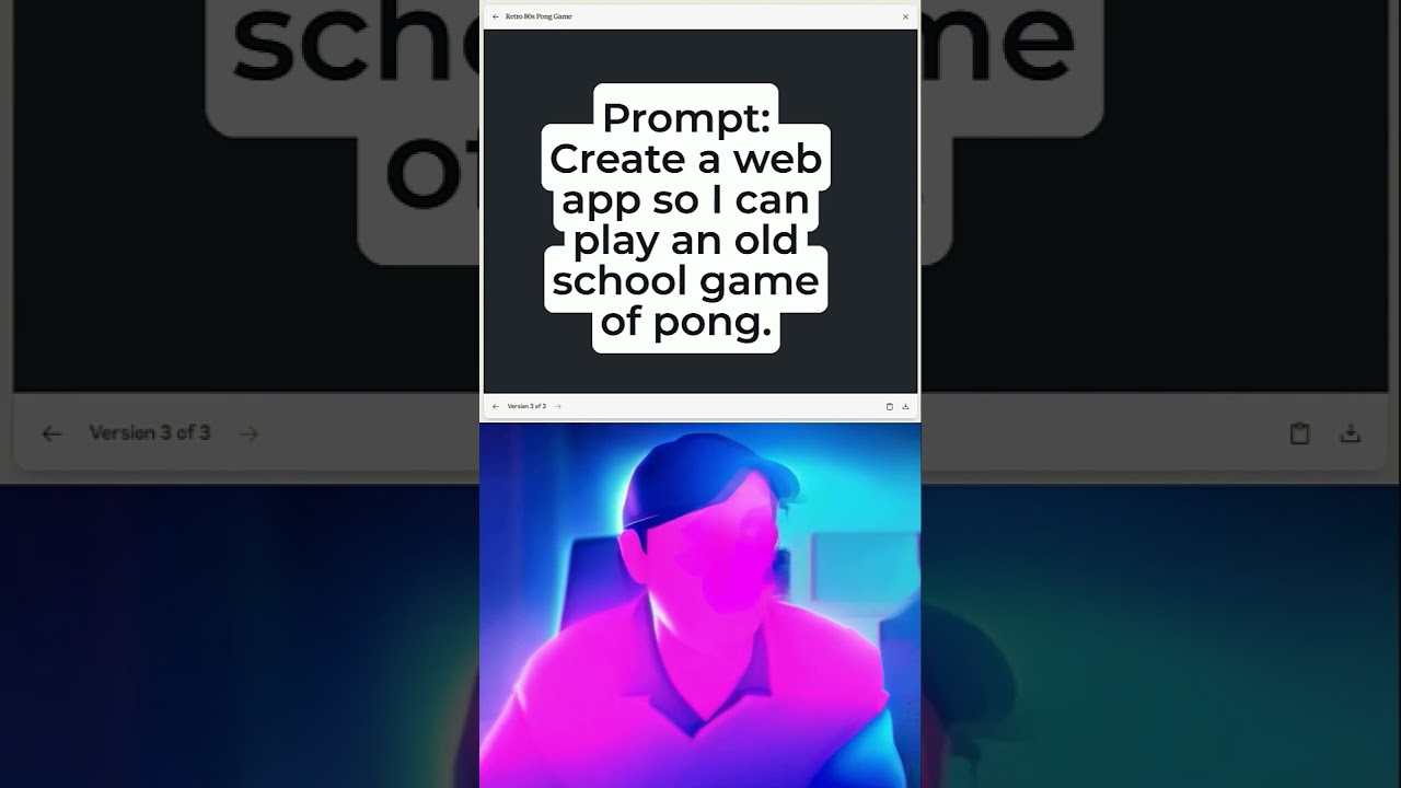 Zero to Pong in 20 seconds with ARTIFACTS