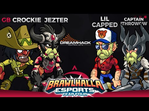 GB Crockie & Jezter VS Lil Capped & Captain Ithrowow | 2v2 Brawlhalla Dreamhack Montreal 2019