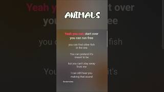 Download lagu Maroon 5 - Animals (Lyrics) | english song #music #songlyrics mp3