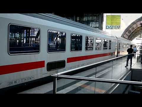 Einfahrt IC von Amsterdam in Berlin Hbf