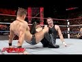 Dean Ambrose Vs The Miz Champion Vs Champion Match Raw July 4 2016