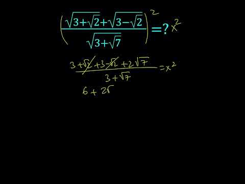 Simplifying A Radical Expression