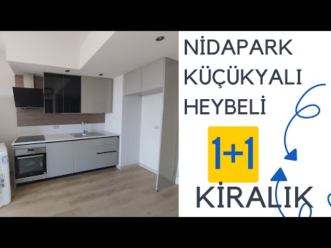 NİDAPARK KÜÇÜKYALI  HEYBELİ KİRALIK DAİRE 1+1 REMAX  HALİME TARANCI
