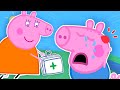 Uh Oh Georgie Pig Falls And Injures His Head Peppa Pig Nursery Rhymes And Kids Songs
