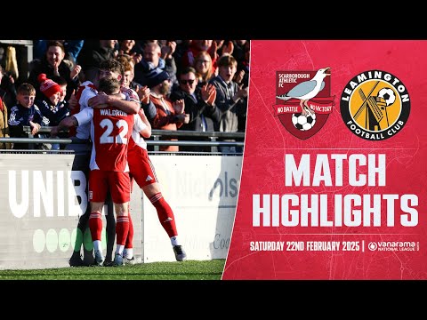 Scarborough 3 v 0 Leamington  - Vanarama National League North - February 2025