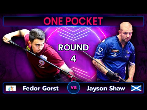 Fedor Gorst - Jayson Shaw | Derby City Classic 2023 | ONE POCKET | ROUND 4