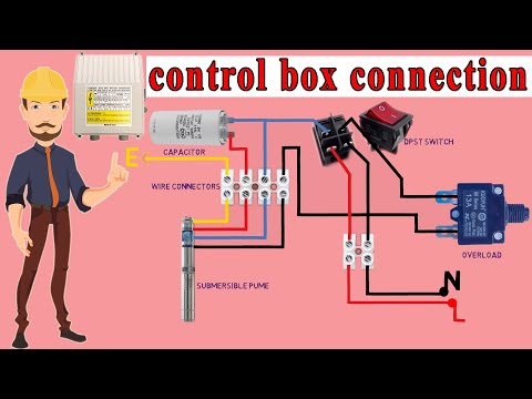 Electric Series line testing board connection animation video