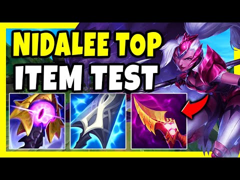 Testing Nidalee Top Builds! (ranked) True Damage On Hit Build! - League of Legends