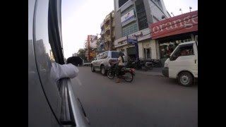 2015-01-10 Taxi back from the Royal Palace, Mandalay