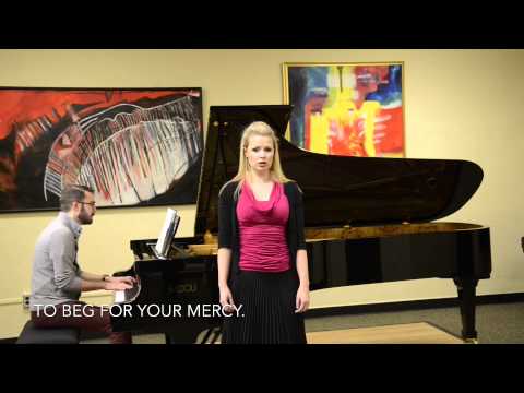 Giusto ciel, in tal periglio (Rossini) - Dana Scheider, mezzo-soprano