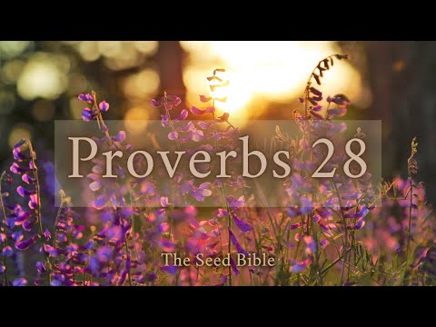 Proverbs 28 The wicked flee when no man pursueth: but the righteous are bold as a lion.