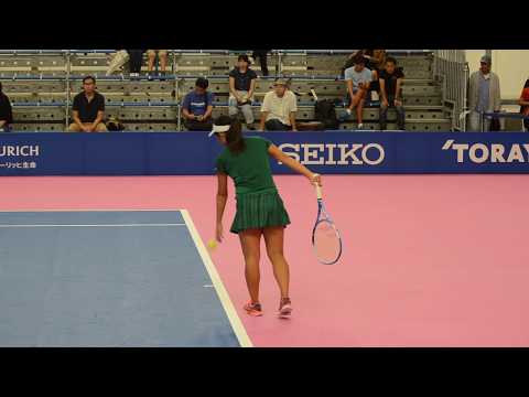 清水綾乃  東レPPOテニス  2018 9/15 Q1R