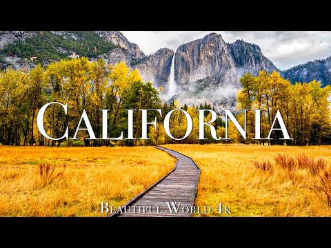 California 4K Nature Relaxation Film - Meditation Relaxing Music - Amazing Nature