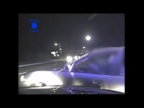 Police PIT Maneuver Wrong Way Driver Who Had Not Slept For 40 Hours